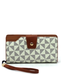 PM Monogram Clutch Wallet Wristlet PM015 IVORY